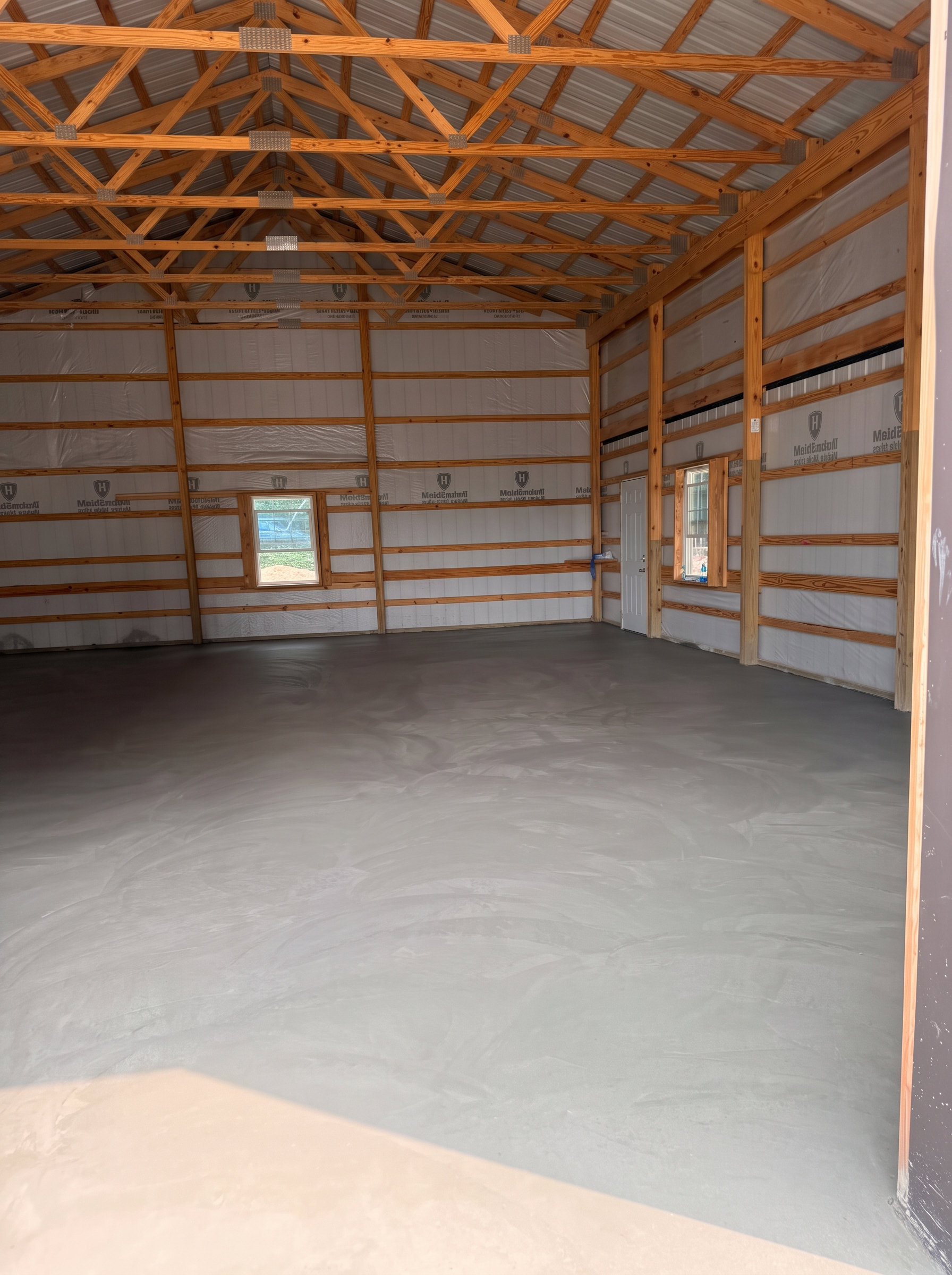 Pole-Barn Floor Project